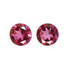 Faceted Pink Topaz Pair