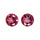 Faceted Pink Topaz Pair