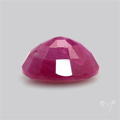 Faceted Indian Ruby Fine Gemstone