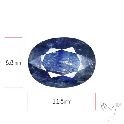 Velvet Sheen Blue Sapphire Fine Gemstone