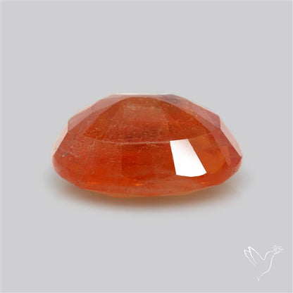 Faceted Orange Multi Sapphire Fine Gemstone