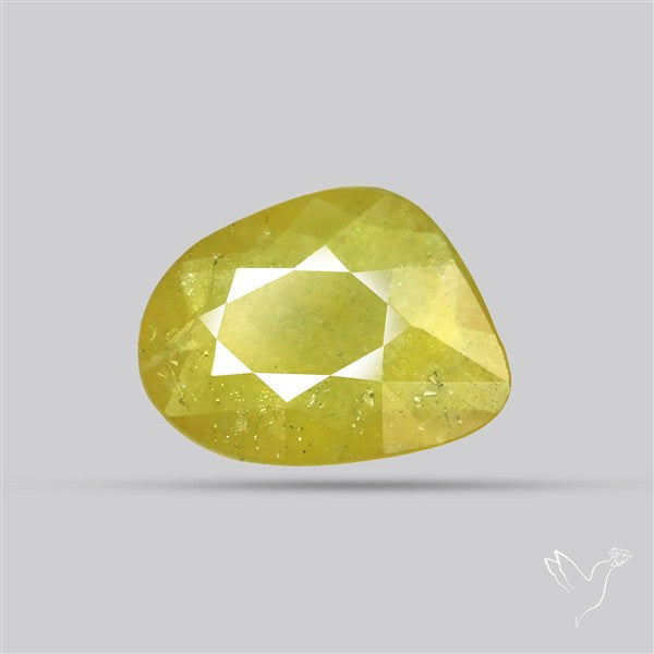 Faceted Yellow Multi Sapphire Fine Gemstone