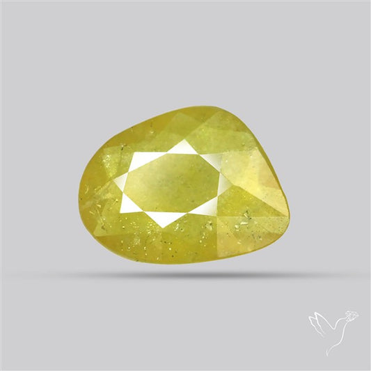 Faceted Yellow Multi Sapphire Fine Gemstone
