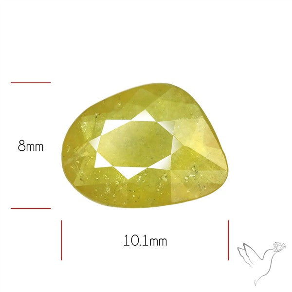 Faceted Yellow Multi Sapphire Fine Gemstone