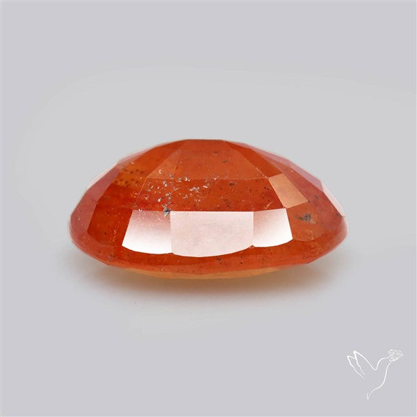Faceted Orange Multi Sapphire Fine Gemstone
