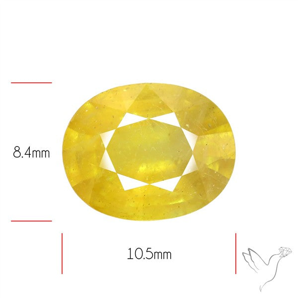 Faceted Yellow Multi Sapphire Fine Gemstone