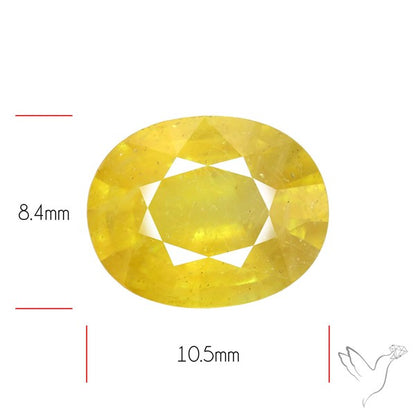 Faceted Yellow Multi Sapphire Fine Gemstone