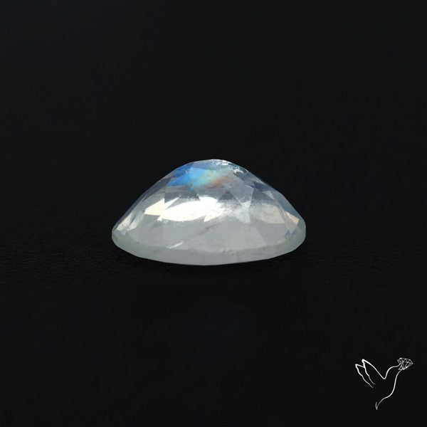Indian Rainbow Moonstone Faceted Fine Gemstone High Grade