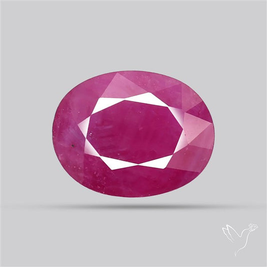 Faceted Indian Ruby Fine Gemstone