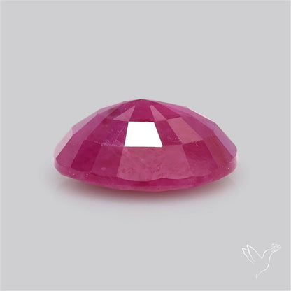 Faceted Indian Ruby Fine Gemstone