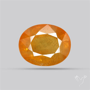 Faceted Orange Multi Sapphire Fine Gemstone