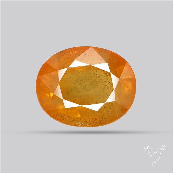Faceted Orange Multi Sapphire Fine Gemstone