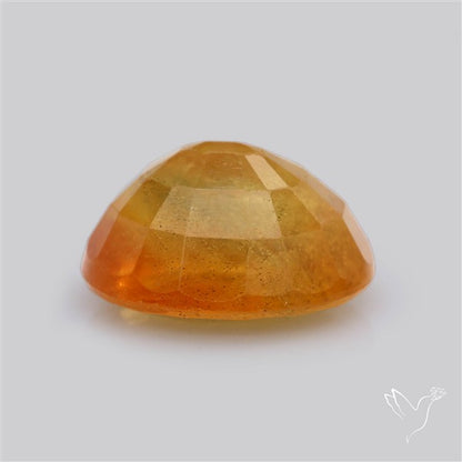 Faceted Orange Multi Sapphire Fine Gemstone