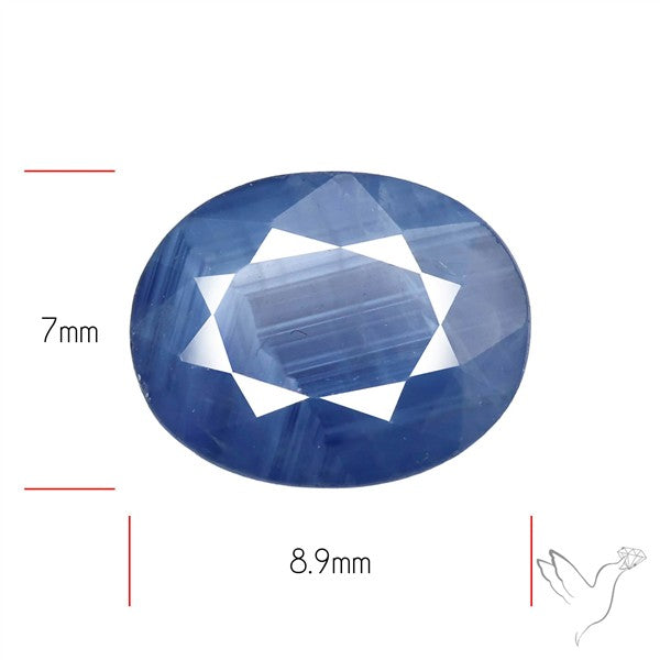 Velvet Sheen Blue Sapphire Fine Gemstone