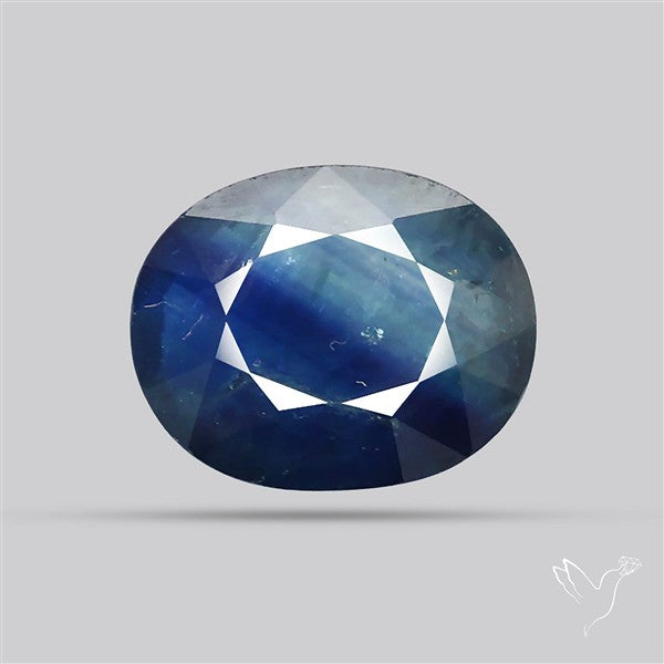 Velvet Sheen Dark Blue Sapphire Fine Gemstone