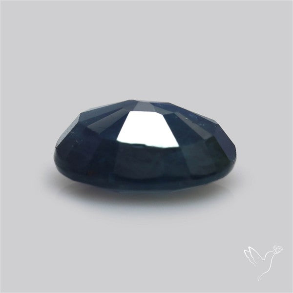 Velvet Sheen Dark Blue Sapphire Fine Gemstone