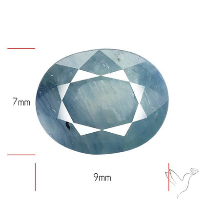 Light Blue Sapphire Faceted Fine Gemstone