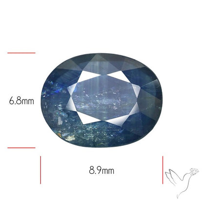 Velvet Sheen Blue Sapphire Fine Gemstone