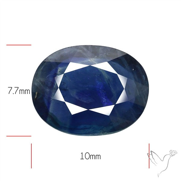 Velvet Sheen Blue Sapphire Fine Gemstone
