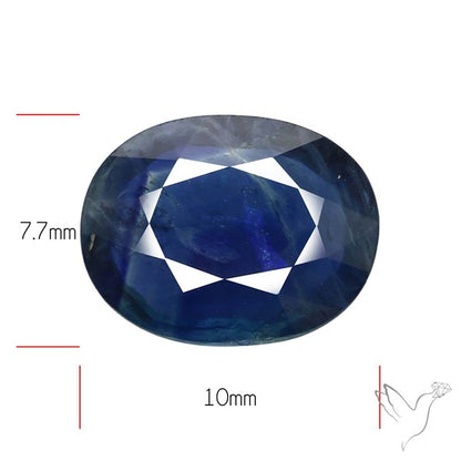 Velvet Sheen Blue Sapphire Fine Gemstone