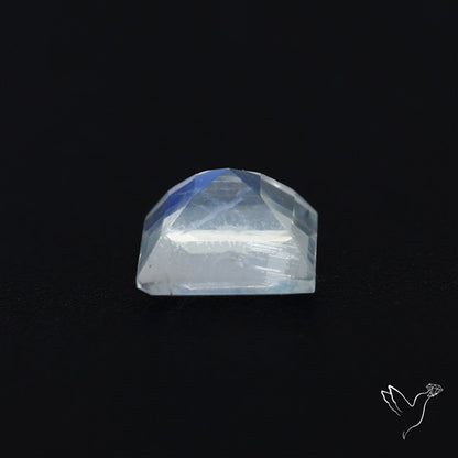 Indian Rainbow Moonstone Faceted Fine Gemstone High Grade