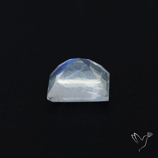 Indian Rainbow Moonstone Faceted Fine Gemstone High Grade