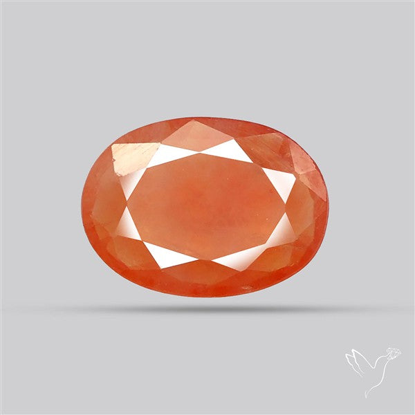 Faceted Orange Multi Sapphire Fine Gemstone