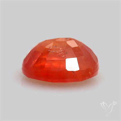 Faceted Orange Multi Sapphire Fine Gemstone