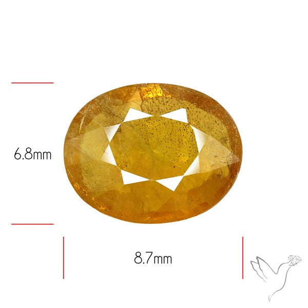 Faceted Yellow Multi Sapphire Fine Gemstone