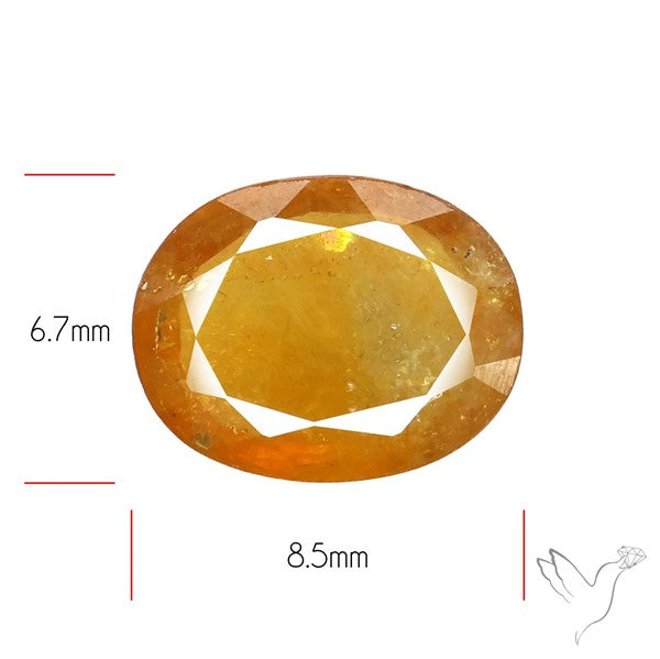 Faceted Yellow Multi Sapphire Fine Gemstone