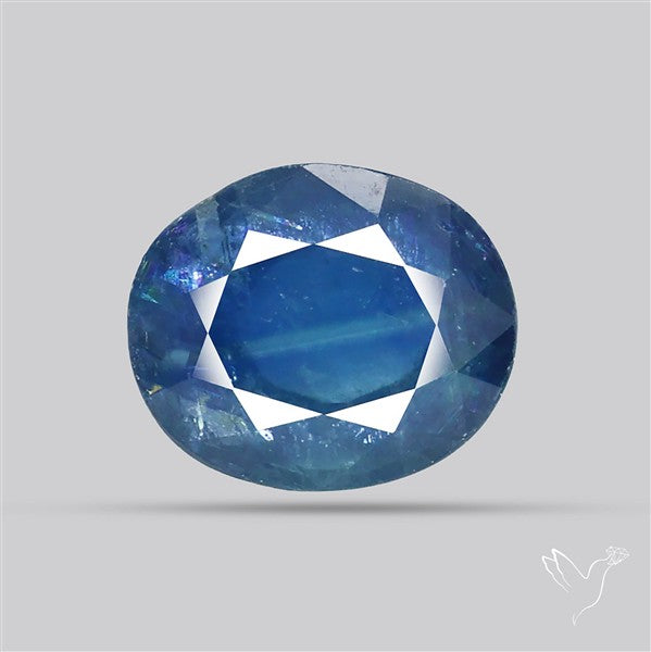 Faceted Blue Sapphire Fine Gemstone