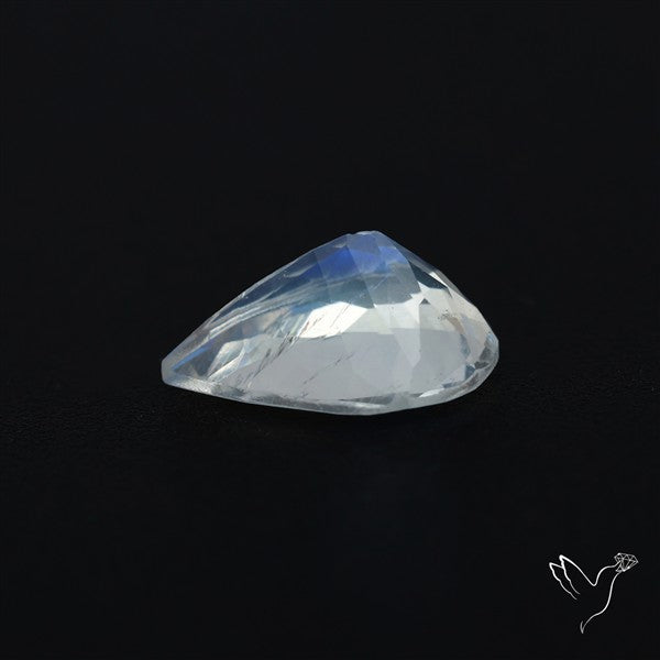 Indian Rainbow Moonstone Faceted Fine Gemstone High Grade
