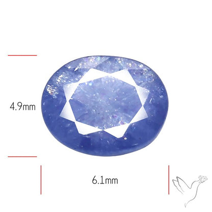 Faceted Blue Sapphire Fine Gemstone