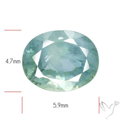 Faceted Blue Sapphire Fine Gemstone