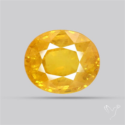 Faceted Yellow Multi Sapphire Fine Gemstone