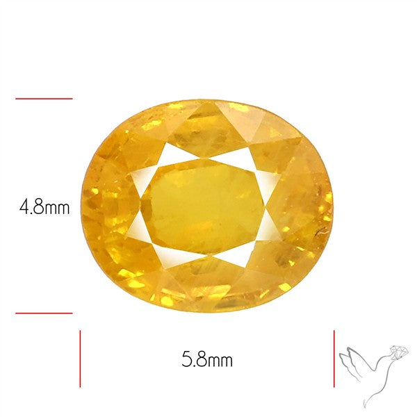 Faceted Yellow Multi Sapphire Fine Gemstone