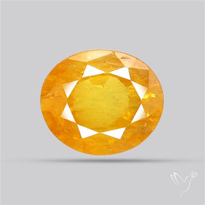 Faceted Yellow Multi Sapphire Fine Gemstone