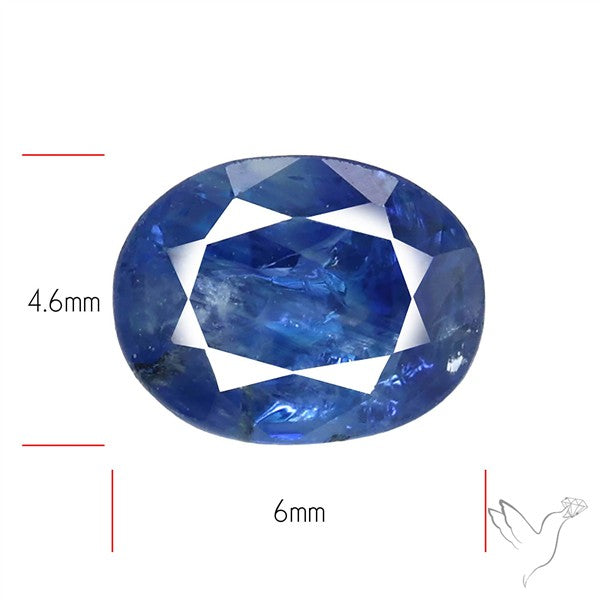 Faceted Blue Sapphire Fine Gemstone