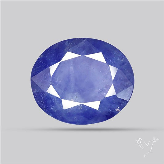Faceted Blue Sapphire Fine Gemstone