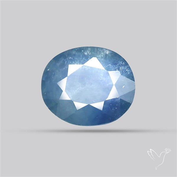 Faceted Blue Sapphire Fine Gemstone
