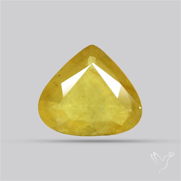 Faceted Yellow Multi Sapphire Fine Gemstone