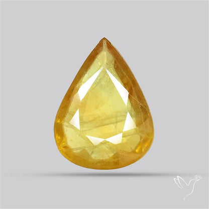 Faceted Yellow Multi Sapphire Fine Gemstone