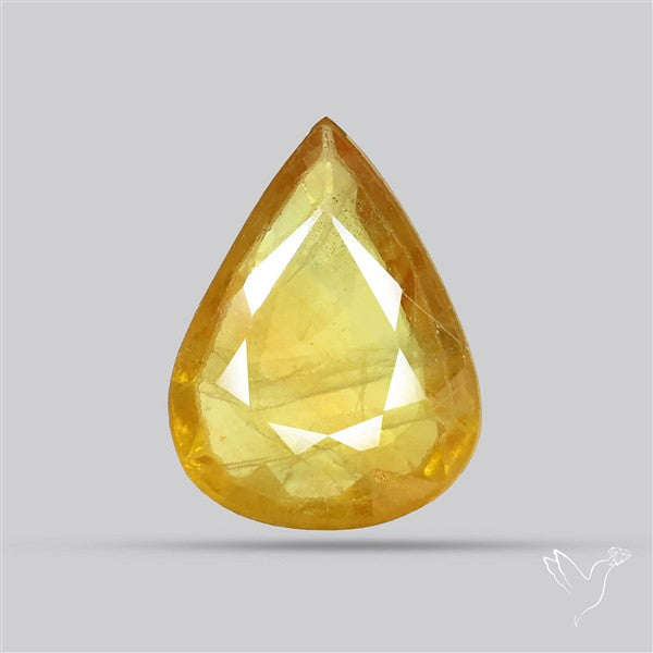 Faceted Yellow Multi Sapphire Fine Gemstone