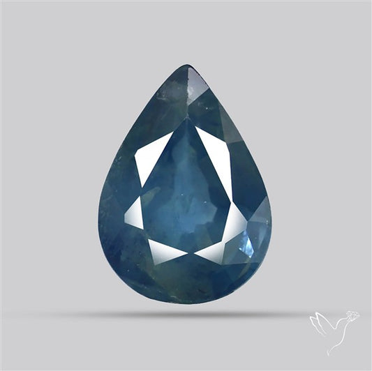 Faceted Blue Sapphire Fine Gemstone