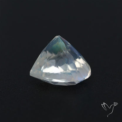 Clean Madagascar Rainbow Moonstone Faceted Fine Gemstone High Grade