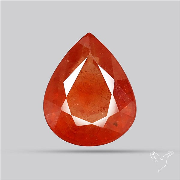 Faceted Orange Multi Sapphire Fine Gemstone