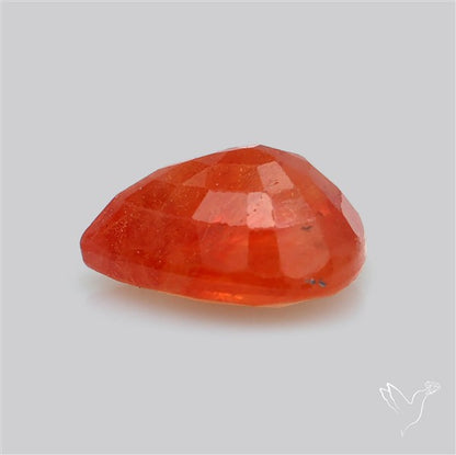 Faceted Orange Multi Sapphire Fine Gemstone