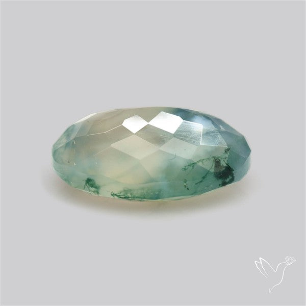 Faceted Moss Agate
