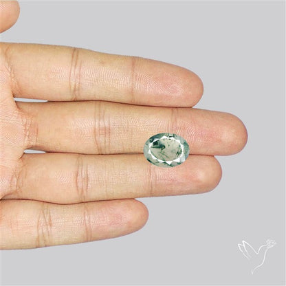 Faceted Moss Agate