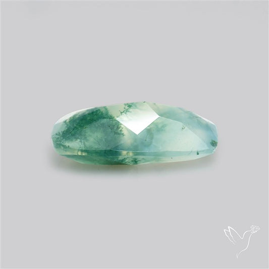 Faceted Moss Agate